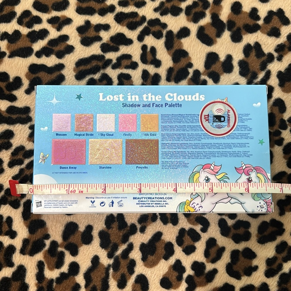 MY LITTLE PONY 🩷 Eyeshadow Face Pallette Makeup 80s Pink Pastel Cloud Beauty - Picture 10 of 15